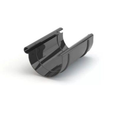 GAMRAT PCV Złączka rynnowa 75mm - GRAFIT